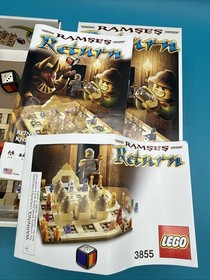 LEGO 3855 Ramses Return Board Game Complete W/ Box & Instructions Retired Rare