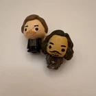 Ooshies Harry Potter Sirius Black & Remus Lupin Mini Figurines 2-Pack Pencil Top
