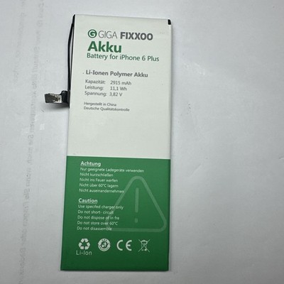 Original Apple iPhone 6+ Batterie Accu Battery 100% Kapazität