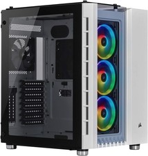 CORSAIR Crystal Series 680X RGB High Airflow Tempered Glass ATX Smart Case, Whit