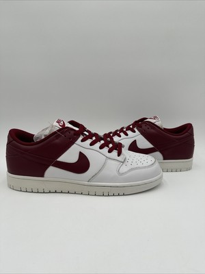 Nike Dunk Low Leather White Team Red 2005 Size 11.5 Brand New 312425-161