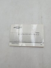 2012 CHEVROLET CAMARO OWNERS MANUAL GUIDE 12 LT LS SS COUPE CONVERTIBLE
