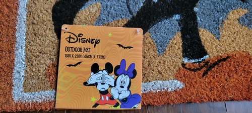 Disney Mickey Mouse Minnie Mouse🕸🕷Halloween🦇 Door Mat🧹 - 第 6/6 張圖片