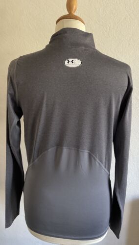 BNWT Under Armour HeatGear Compression Long Sleeve LG Dark Grey - Picture 3 of 13