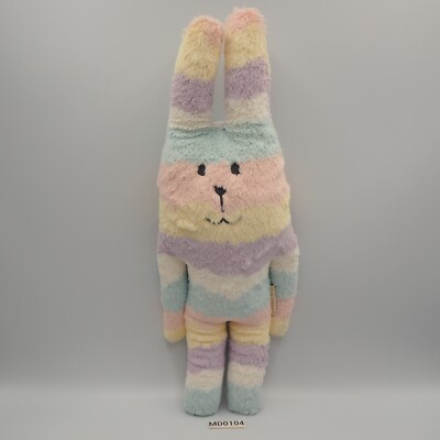 MD0104 Craftholic Rainbow Rabbit RAB Plush 16'' Stuffed Toy Doll Cushion