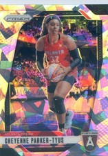 2024 Panini Prizm WNBA CHEYENNE PARKER-TYUS #114 SILVER CRACKED ICE PRIZM DREAM