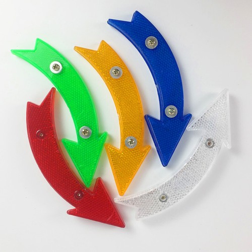 2Pcs Road Bike / Bicycle Reflector Cycling Arrow Shape Safe Warning Accessories - Bild 6 von 17