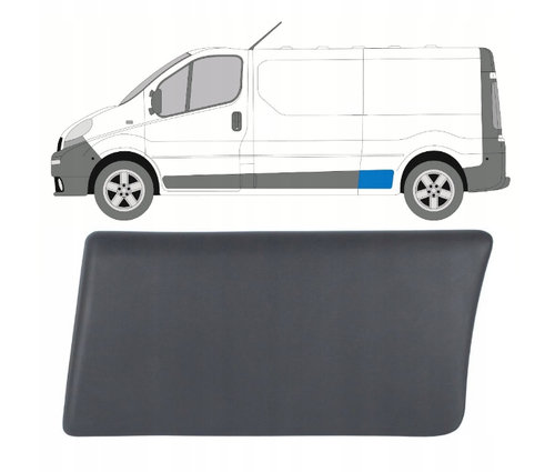 Ricambi Renault Trafic II Modanatura Protezione Laterale Destra Per Renault Trafic 2, Opel Vivaro A, Nissan Primastar Modanatura Protezione Trafic - Foto 9