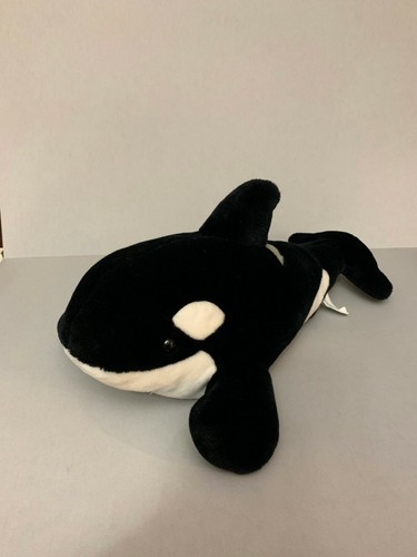Shamu de peluche, orca de peluche, Shamu grande, peluche de ballena grande, peluche usado en excelente estado - Imagen 3 de 10