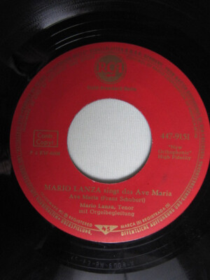 MARIO LANZA singt das AVE MARIA RCA 447-9151 singel 7'' vinyl