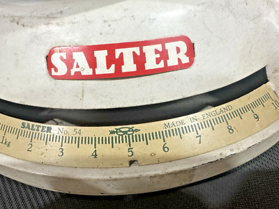 SALTER No.54 クッキングスケール 英国製 Salter No 54 Cookery weighing Scales Made in England Enamel Patent