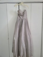 Davids Bridal Betsy Adam Dress Sz 8- Homecoming Fall Royalty Blush Champagne