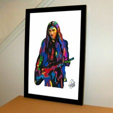 Dennis Dunaway Alice Cooper Bass Guitar Rock Music Poster Print Wall Art 11x17