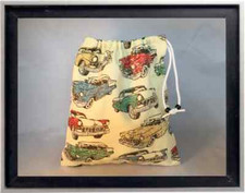 Gymnastics Leotard Grip Bags / Vintage Cars Gymnast Birthday Goody Bag