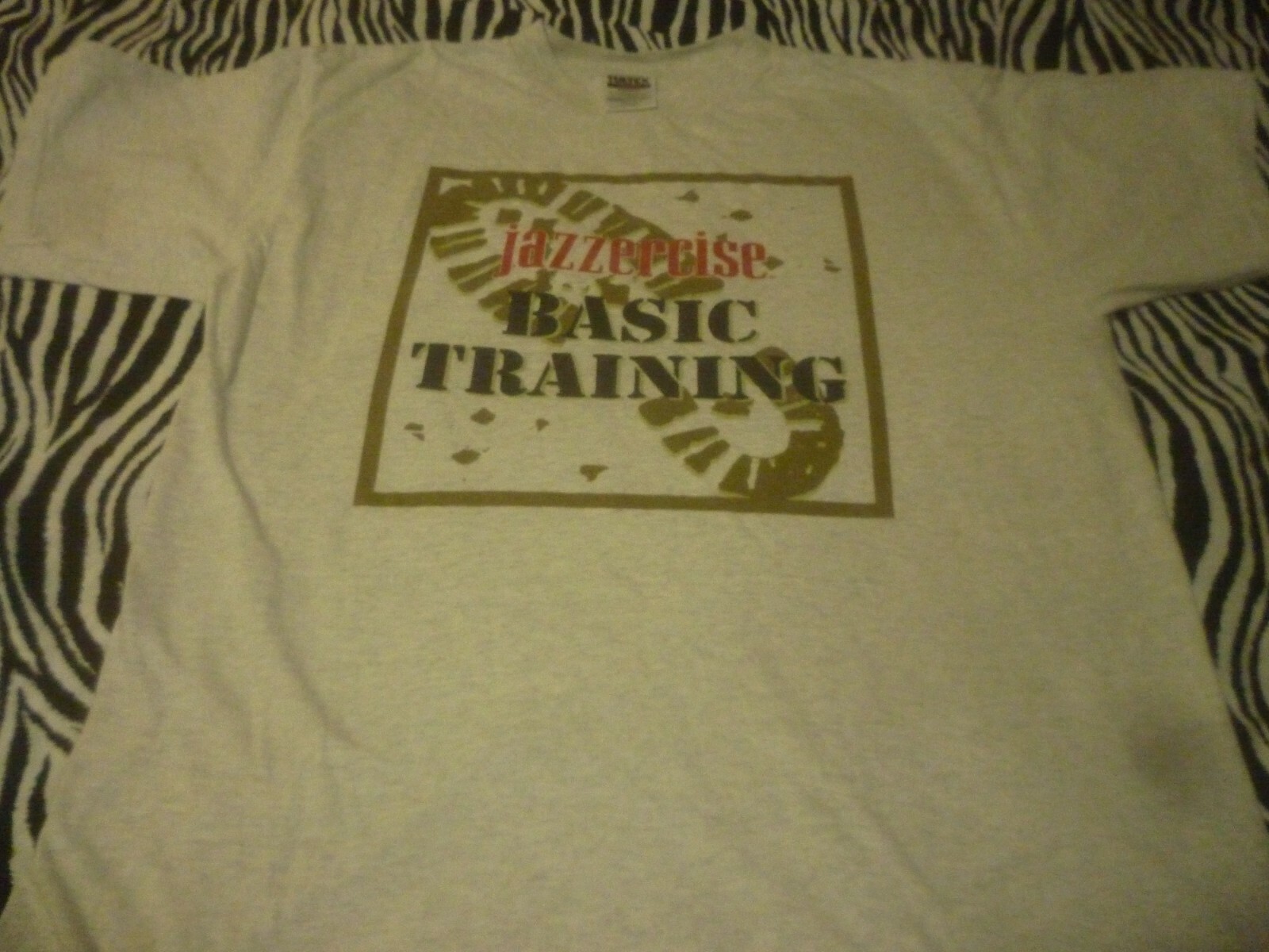 Jazzercise Basic Training Vintage Shirt - Used Si… - image 2