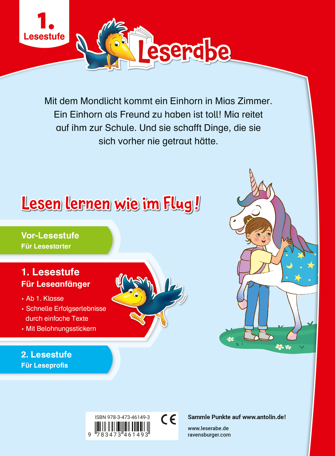 Thumbnail - Tino; Irini Herzog / Mein Freund, Das Einhorn - Leserabe Ab 1. Klasse