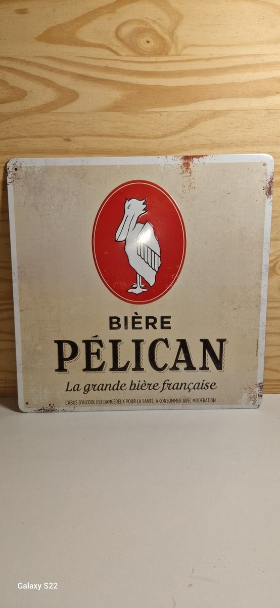 Plaque Publicitaire Ancienne En Métal émaillé - Bière Gallia - 15x20cm - Neuf