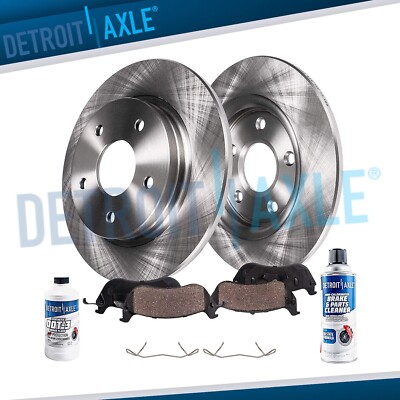 11.34 inch Rear Brake Rotors Ceramic Brake Pads Kit for Volvo S60 V70 S80 XC70
