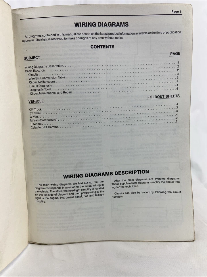 GMC K1500 K2500 K3500 1985 diagrama de cableado eléctrico de fábrica manual X-8564 Foto 2 de 4