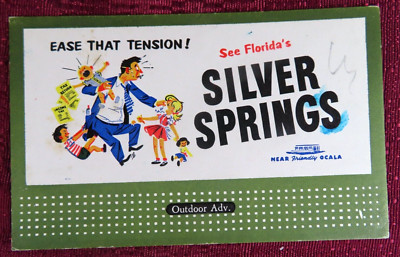 Lionel Postwar Silver Springs Billboard - ''Outdoor Adv'' - Ease That Tension