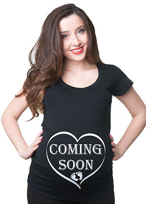 Coming Soon Pregnancy T-shirt Maternity Tee Shirt Gift for future mommy