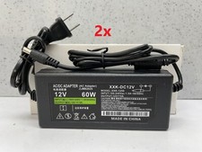 LOT 2 - AC Adapter Power Supply  CORD Replacement HARMONY GELISH 18G LED LAMP
