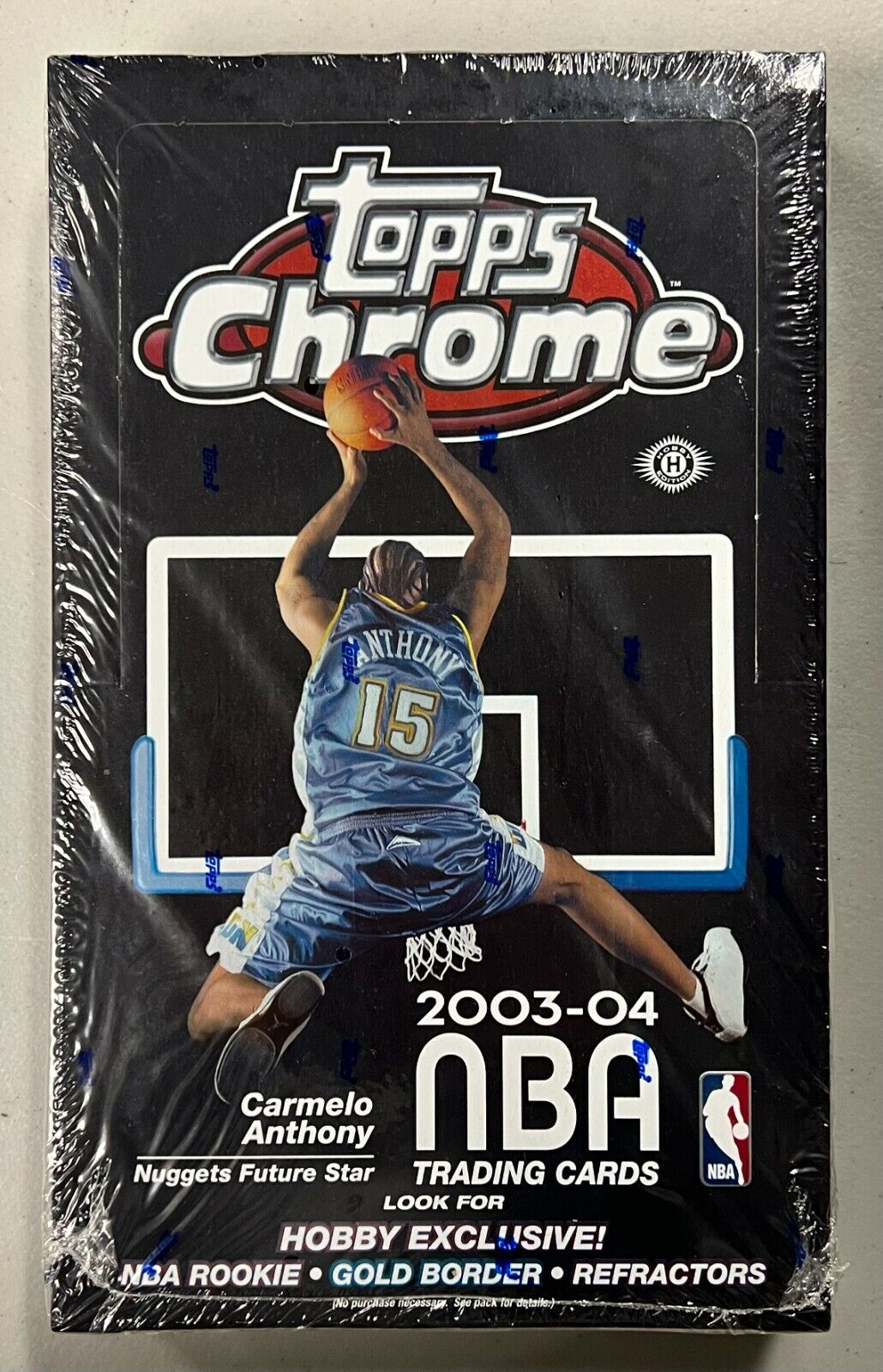 Image 1 - 2003-04 Topps Chrome Basketball Sealed Unopened Hobby Box LeBron James RC Yr