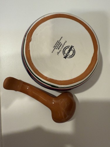 Exc Condition Southern Living Salsa Or Queso Bowl With Ladle Southwest Design - Picture 3 of 7