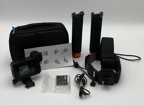 GoPro HERO 10 Black W/ Case, ONN 128GB Card, Charging Cable, 2 Batteries +++