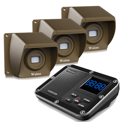 1800FT Long Range Wireless Driveway Alarms Motion Detector Home Outdoor Security