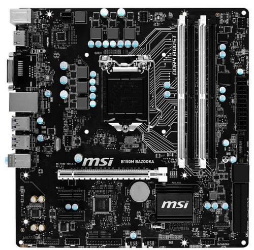MSI B150M Bazooka DDR4 USB3.1 LED RTL8111H Gaming LGA 1151 Micro ATX Motherboard - Picture 3 of 4