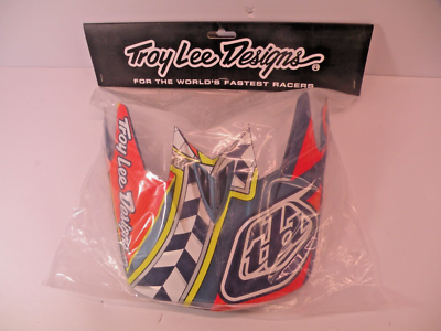 #ad #ad Troy Lee Designs TLD D3 Helmet Replacement Visor Peak Longshot Orange $43.99