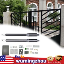 650lbs Electric Arm Dual/Single Swing Gate Opener Automatic Heavy Duty + Remote