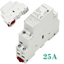 Light Timer Relay Switch DIN Rail Mounting 2-pole 25A Indicators For Industrial