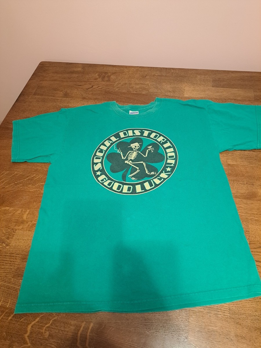 Social Distortion - Green Shirt - Large Gildan ultra cotton | eBay