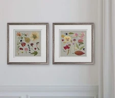 Wexford Home Pressed Assortment-2 Piece Set Art Print, 16x16