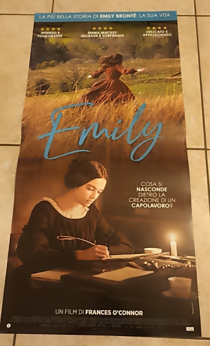 Locandina originale film Emily (2022) - Regia di Frances O'Connor