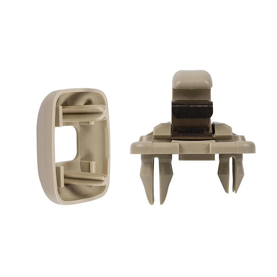 Abrazadera de gancho de gancho para visera de sol interior 2 piezas para Audi A1 A3 A4 A5 A6 Foto 3 de 4