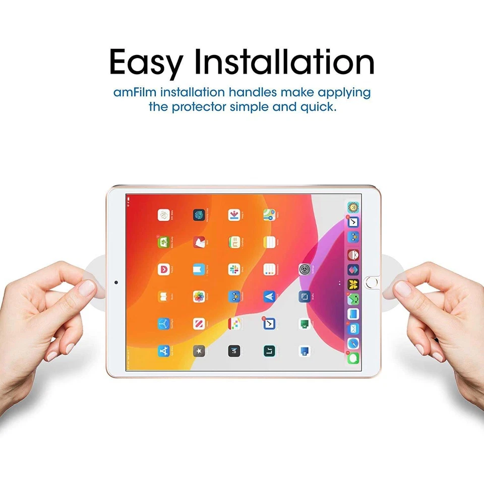 Протектор экрана amFilm для iPad 7/iPad Air 3 (2 шт.) - Изображение 3 из 4