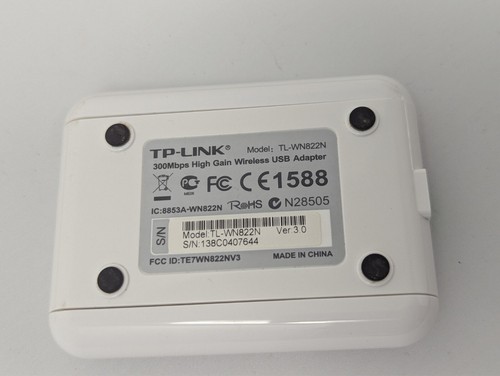 TP-LINK TL-WN822N Wireless N300 High Gain USB Adapter, 300Mbps, External Antenna - Picture 7 of 7