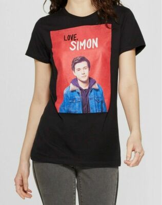 NWT ''Love, Simon'' Women's Large Short Sleeve Graphic T-Shirt 100% Cotton