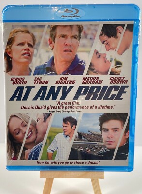 At Any Price (Blu-ray, 2012) Dennis Quaid Zac Efron SEALED