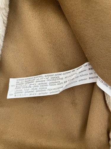 ZARA GIRLS FAUX FUR FURRY TEDDY COAT 13-14 Years - Picture 6 of 10