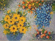 ANTONIO PASCIUTI - GLICINI - serigrafia 80x60