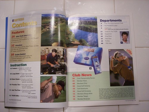 NICK PRICE AUTOGRAPHED PGA TOUR PARTNERS MAGAZINE SIGNED JANUARY/FEBRUARY 2003 - Picture 7 of 12