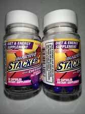Stacker 3 Chitosan Weight Loss Energy Focus 2 20ct Bottles 40 Pills Free Ship