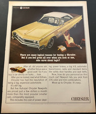 Yellow 1966 Chrysler 300 Hardtop - Vintage Original Print Ad Garage Wall Art Yellow 1966 Chrysler 300 Hardtop - Vintage Original Print Ad Garage Wall Art