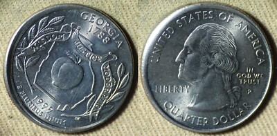 Errors : 1999P Georgia Quarter Broadstruck IREC3179