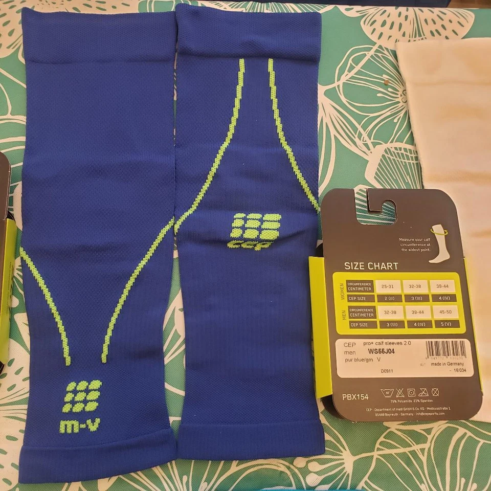 CEP Men's Pro+ Calf Compression Sleeves Performance Crossfit Pick Color & Size - Image 3 of 4