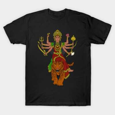Hindu God - Durga T-Shirt S-5XL Fast Shipping